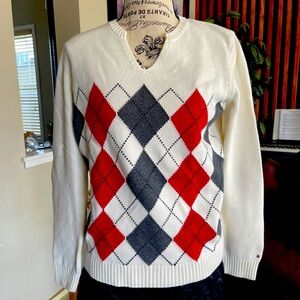 Tommy Hilfiger Long Sleeves Knitted Sweater Size Medium